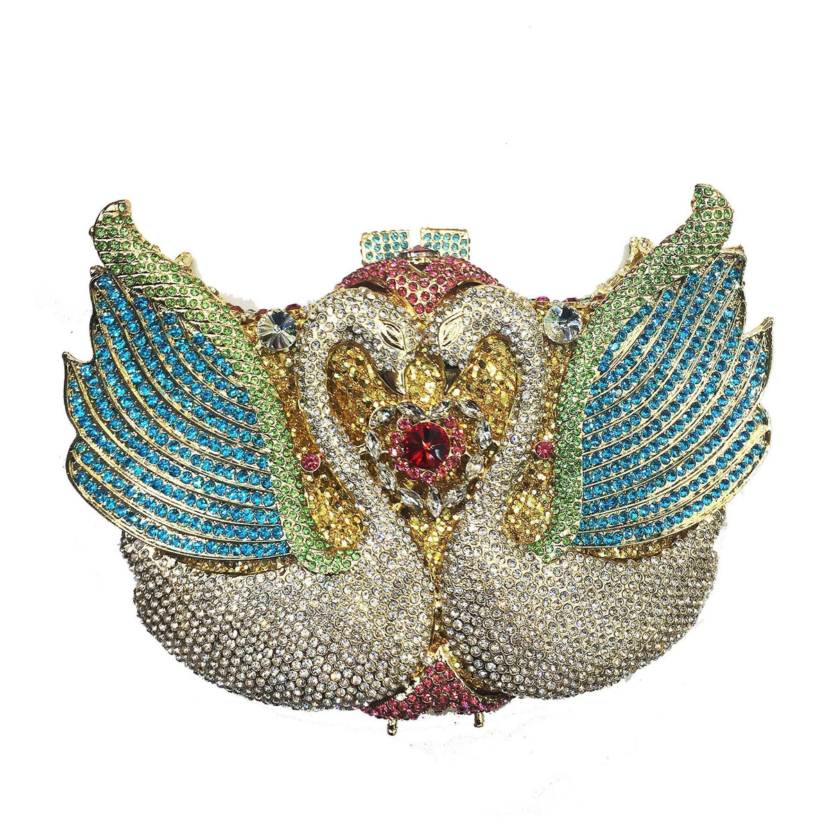 Swan Diamond Evening Bag Clutch Bag Luxurious Diamond Chain Evening Clutch Bag