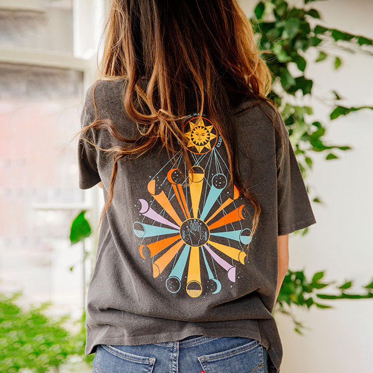 Printed women's top T-shirt