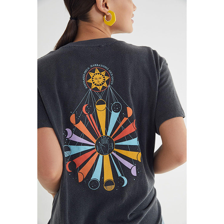 Printed women's top T-shirt