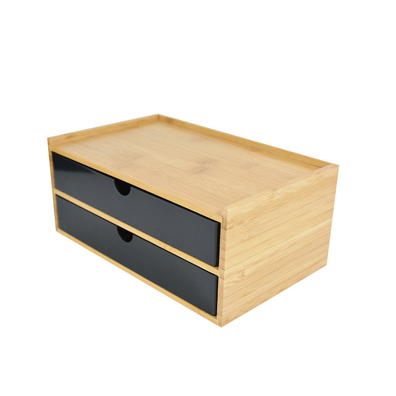 Multi-layer Storage Supplies Bamboo Board Storage Box Hotel Room Bathroom Dental Box Storage Box