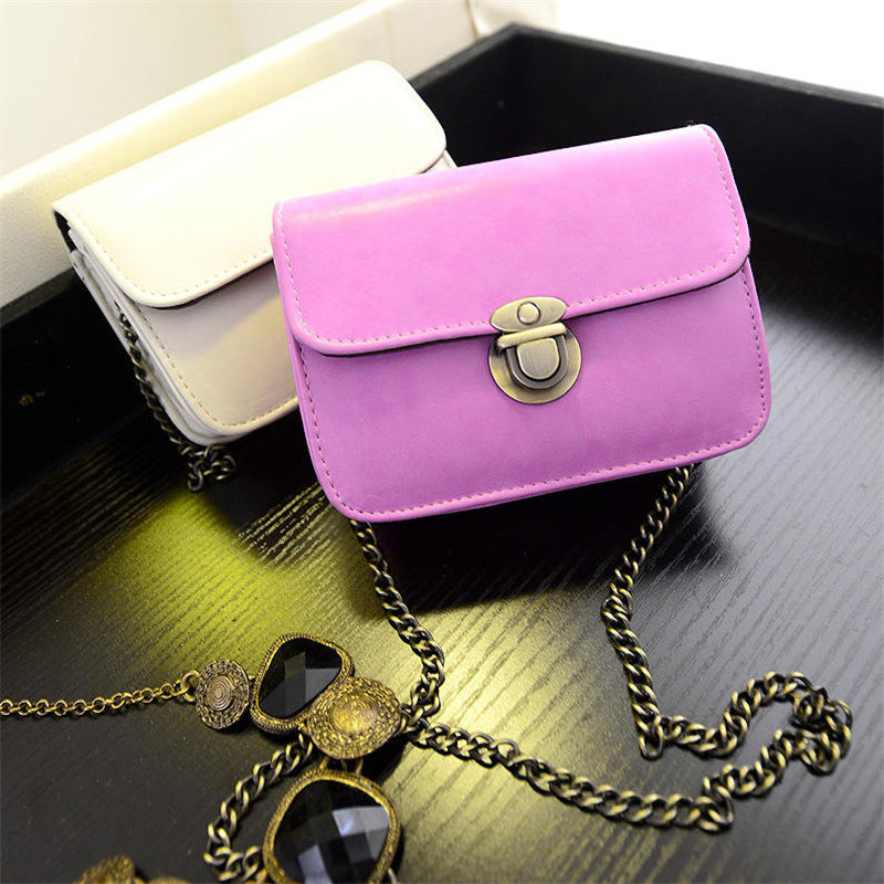 Women's Fashion Simple Casual Retro Chain Shoulder Crossbody Bag
