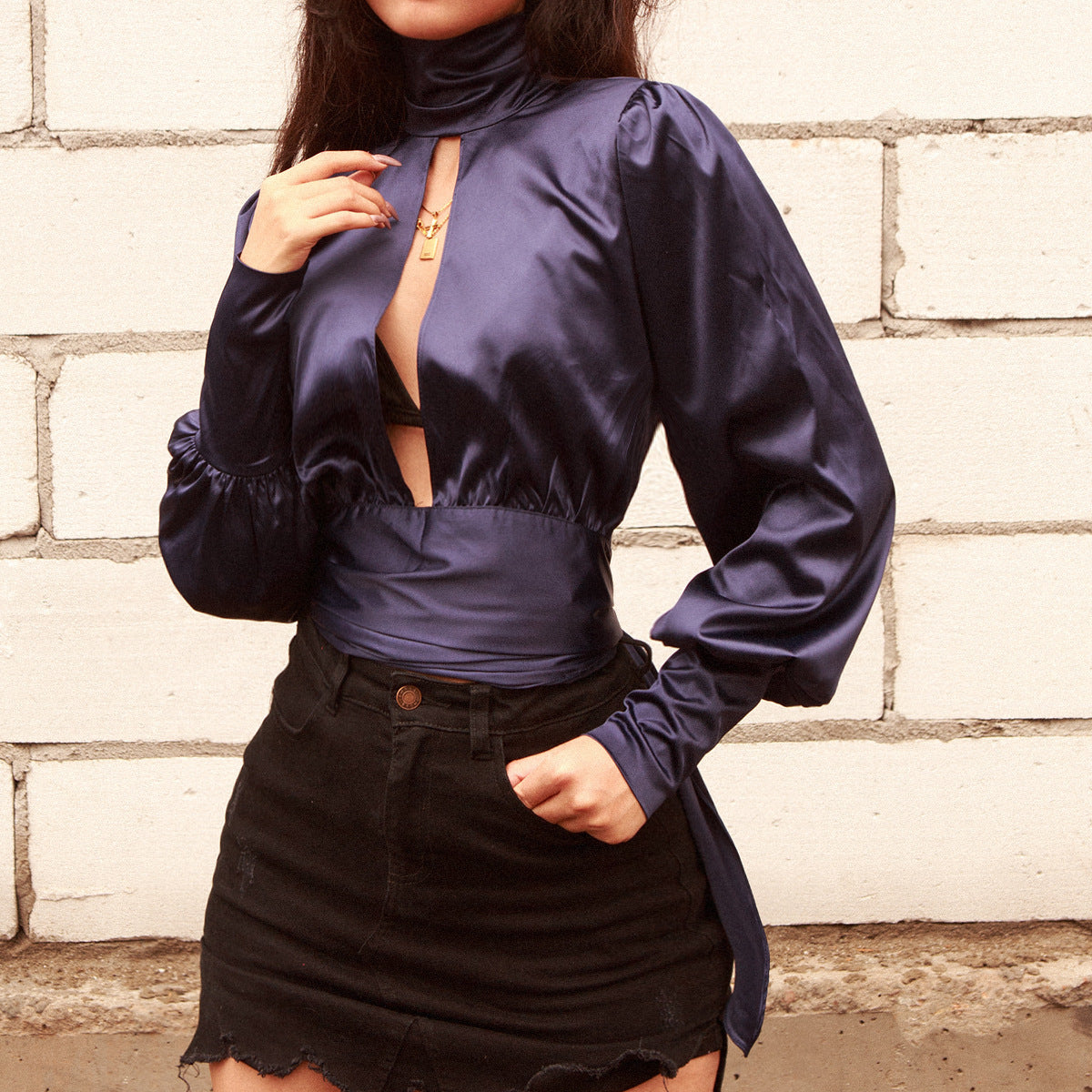 T-shirt with bubble top