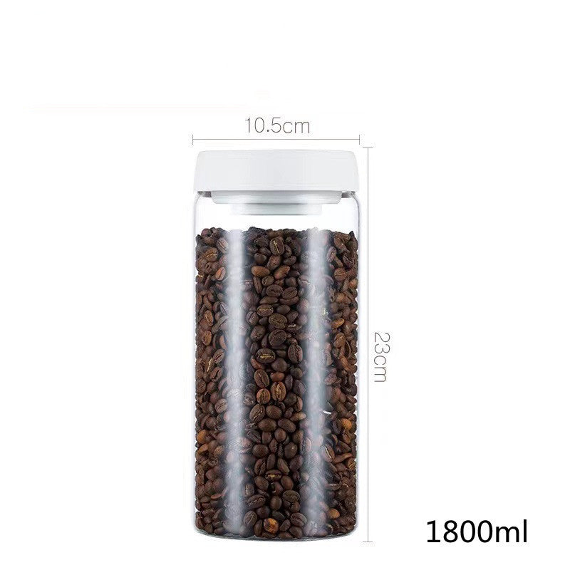 Home Kitchen Jar Coffee Bean Vacuum Crisper Kitchen Gadgets