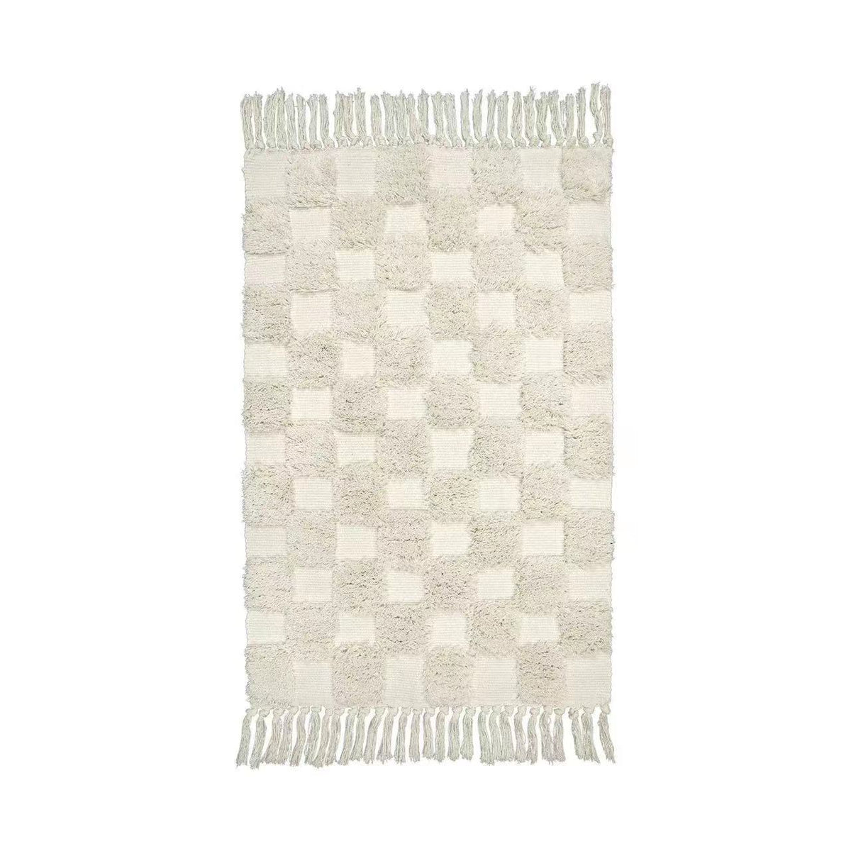 Tassel Carpet Cotton Thread Three-dimensional Tufted Bedroom Bedside Mat