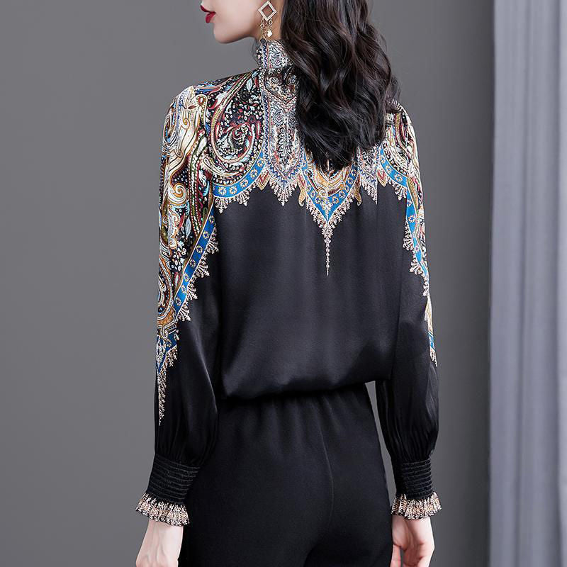 Women's Satin T-shirt Top Bottom Shirt