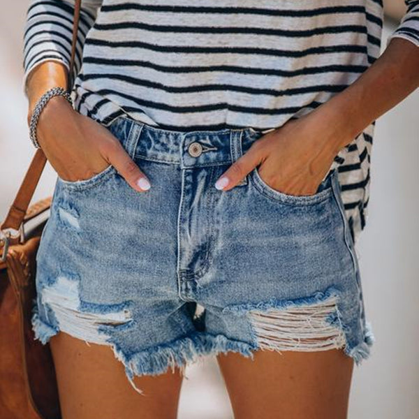 Women's casual Stretch Jeans Shorts