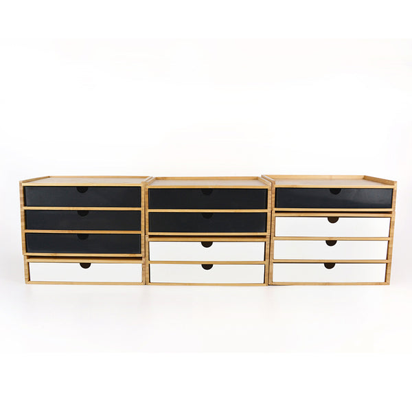Multi-layer Storage Supplies Bamboo Board Storage Box Hotel Room Bathroom Dental Box Storage Box