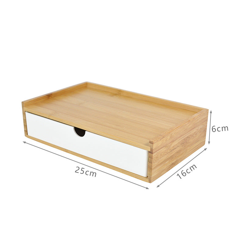 Multi-layer Storage Supplies Bamboo Board Storage Box Hotel Room Bathroom Dental Box Storage Box