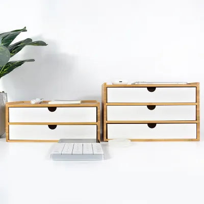 Multi-layer Storage Supplies Bamboo Board Storage Box Hotel Room Bathroom Dental Box Storage Box