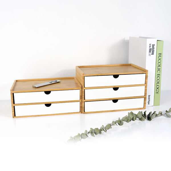 Multi-layer Storage Supplies Bamboo Board Storage Box Hotel Room Bathroom Dental Box Storage Box