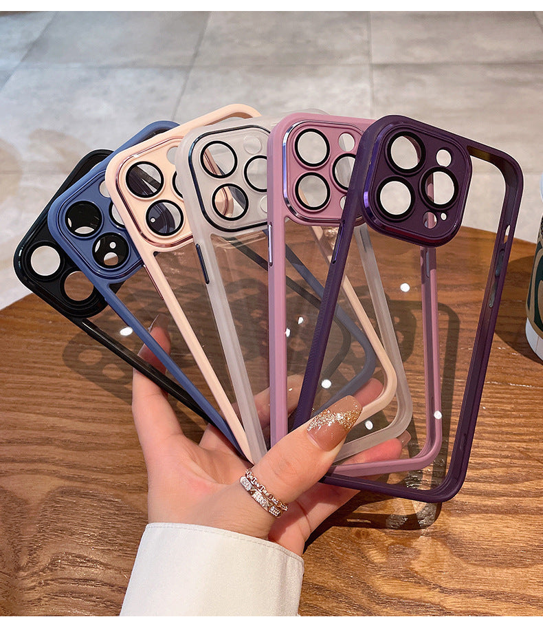 Comes With Lens Protector Transparent Protective Cover Phone Case