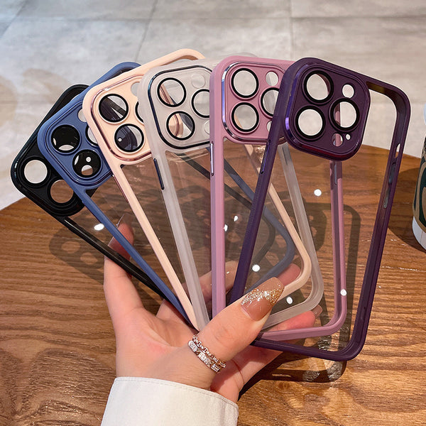 Comes With Lens Protector Transparent Protective Cover Phone Case