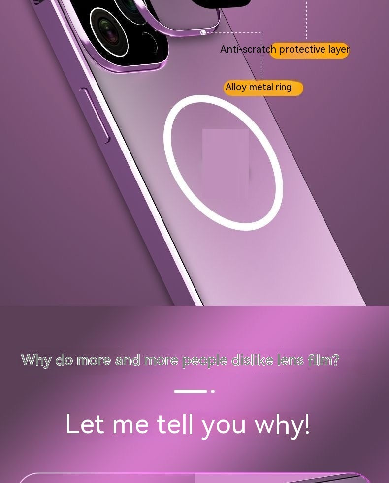 Applicable To Magneto Double-sided Full-body Magnetic Charging Metal Protective Cover
