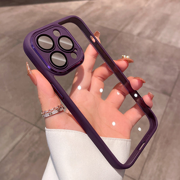Comes With Lens Protector Transparent Protective Cover Phone Case