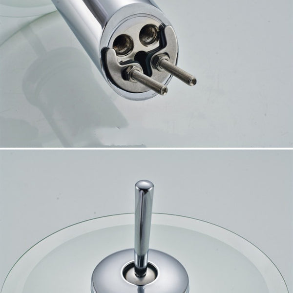 Hardware Bathroom Hot And Cold Waterfall Faucet Household
