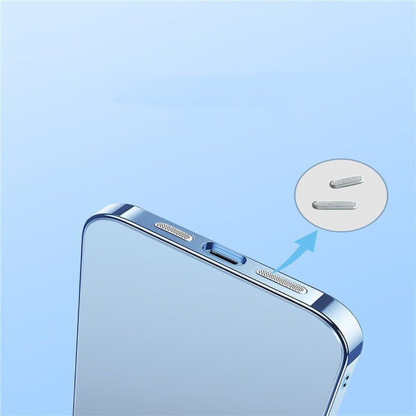Electroplated Tpu Glass Lens Film Mobile Phone Case Dust Net
