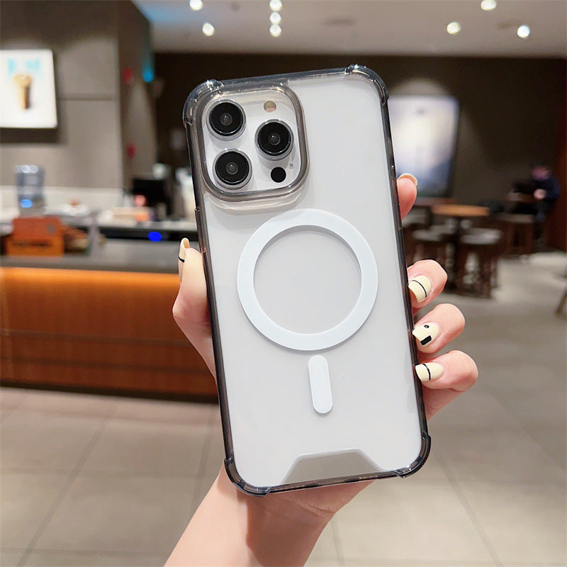 Creative Four-corner Drop-resistant Magnetic Phone Case