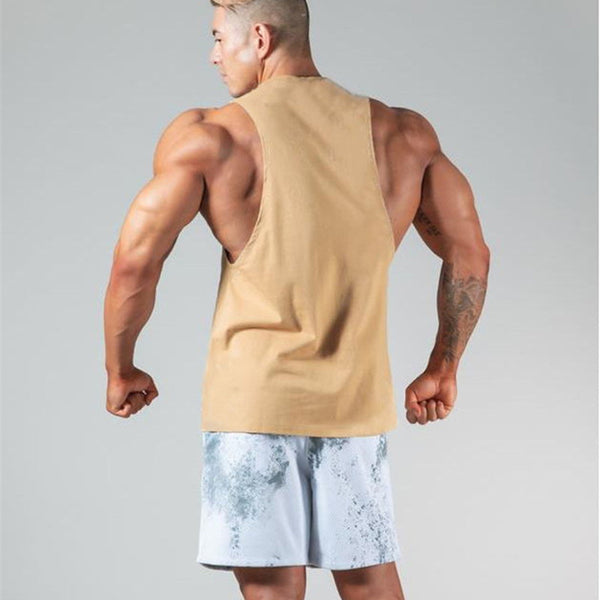European And American Fitness Sports And Leisure Clothes Short-sleeved Men