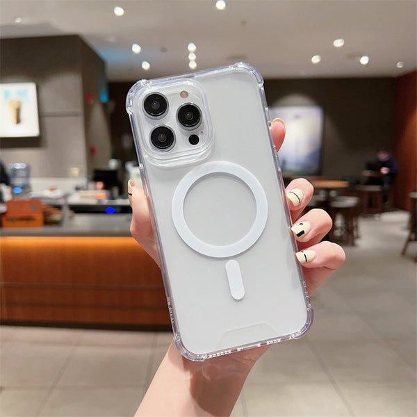 Creative Four-corner Drop-resistant Magnetic Phone Case