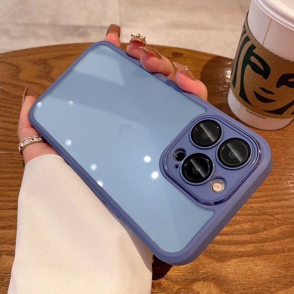 Comes With Lens Protector Transparent Protective Cover Phone Case