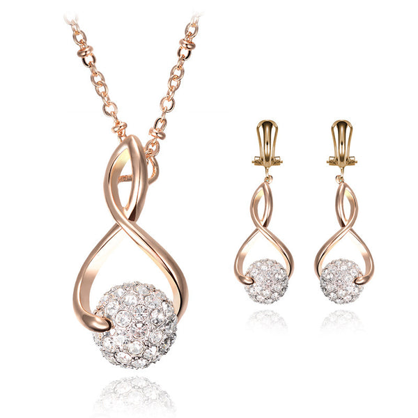 Jewelry Set Custom Shambhala Earring Necklace Set