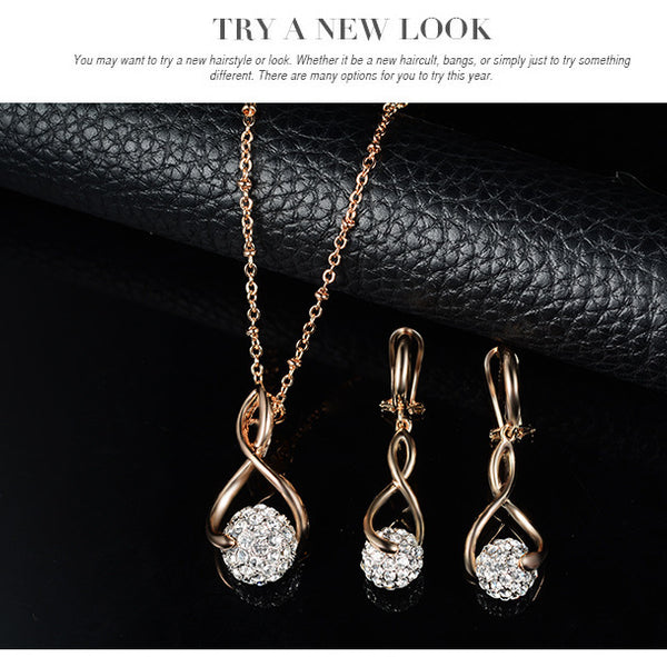 Jewelry Set Custom Shambhala Earring Necklace Set