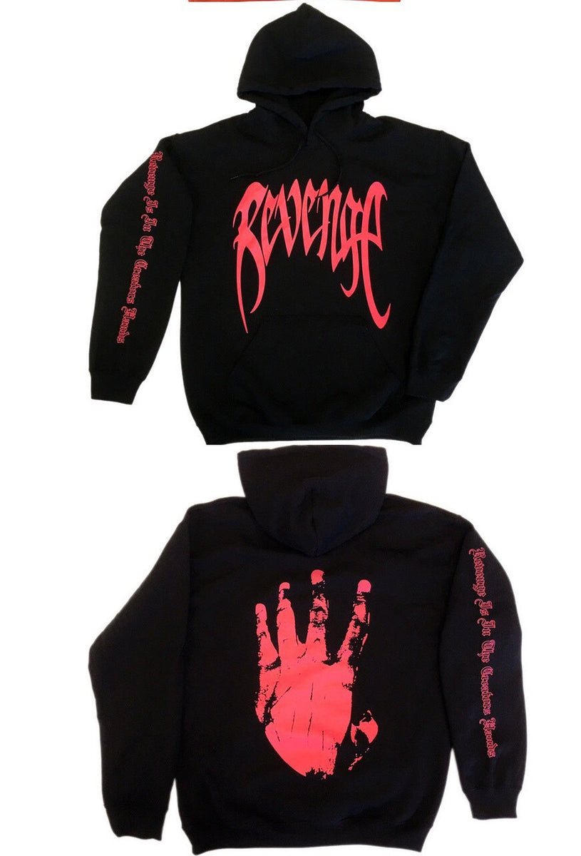 Loose REVENGE English Letter Printing Men&#039;s Turtleneck Hooded Sweater Women&#039;s Sweater And Sweater