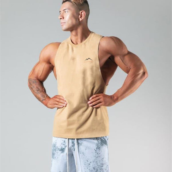 European And American Fitness Sports And Leisure Clothes Short-sleeved Men
