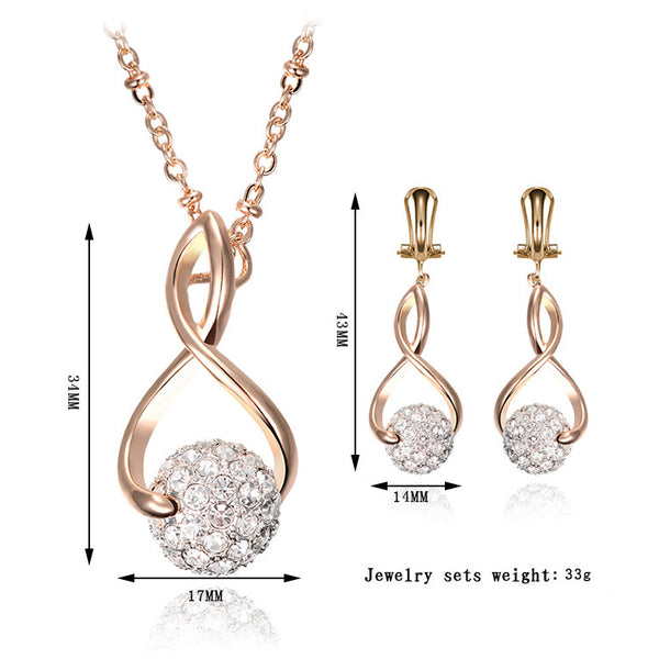 Jewelry Set Custom Shambhala Earring Necklace Set
