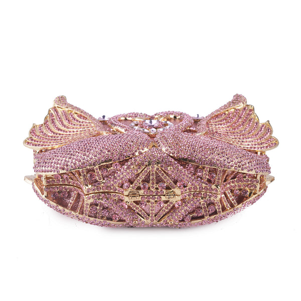 Swan Diamond Evening Bag Clutch Bag Luxurious Diamond Chain Evening Clutch Bag