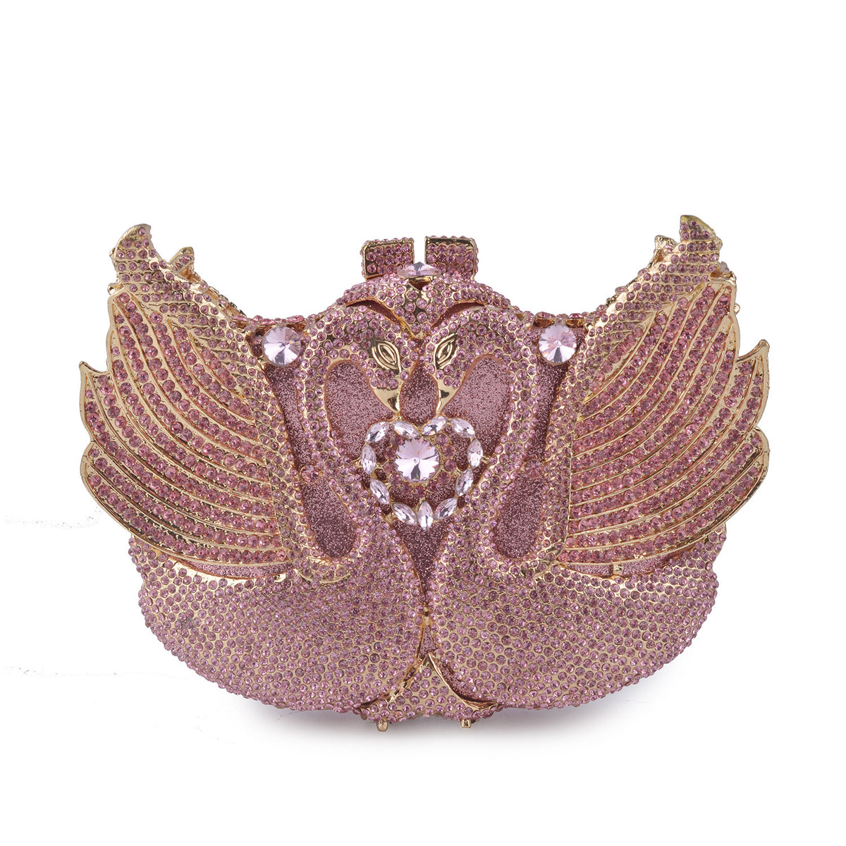 Swan Diamond Evening Bag Clutch Bag Luxurious Diamond Chain Evening Clutch Bag