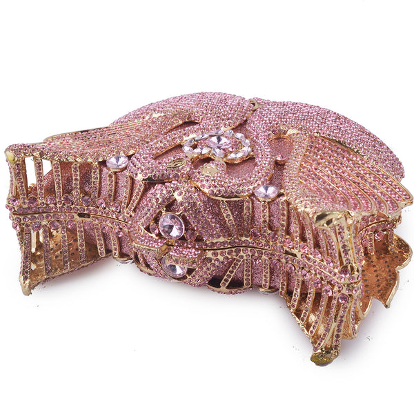 Swan Diamond Evening Bag Clutch Bag Luxurious Diamond Chain Evening Clutch Bag