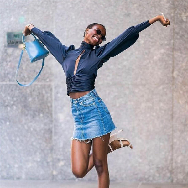 T-shirt with bubble top