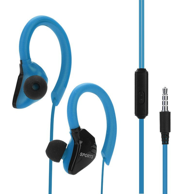 SF-878 Phone Headphones With Microphone With Volume Adjusting Headphones Big Bull Horn Sports Ear-Hanging Running Headphones