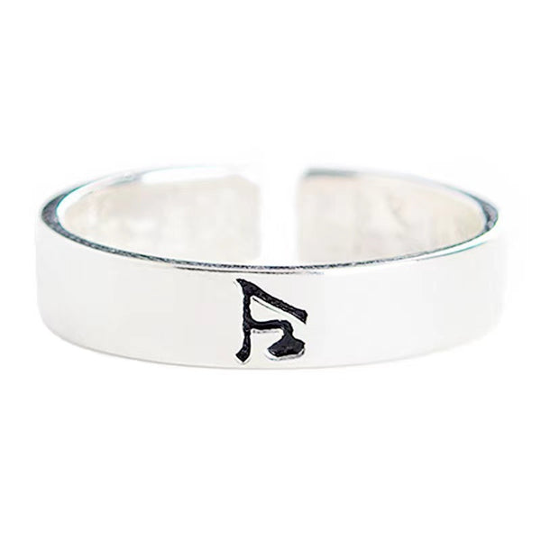 Women's Fashion Sterling Silver Lucky Ring