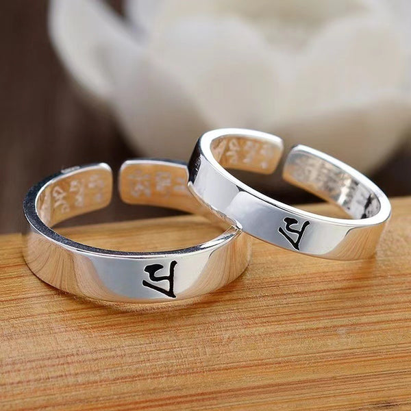 Women's Fashion Sterling Silver Lucky Ring