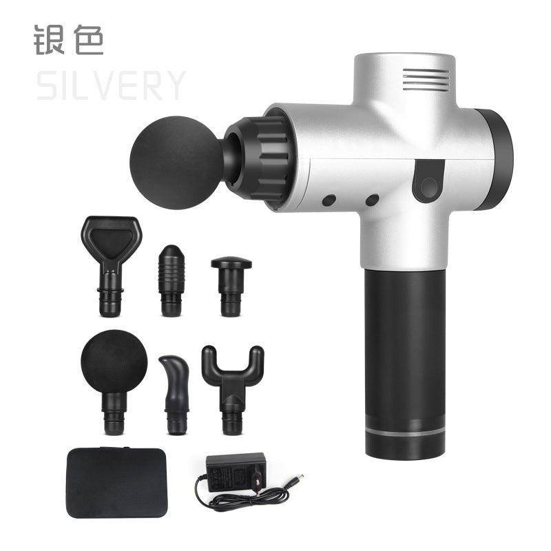 Factory Outlet Electric Massage Gun Massager Fascia Gun Fitness Equipment Massage Gun Printing LOGO