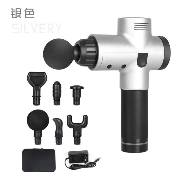 Factory Outlet Electric Massage Gun Massager Fascia Gun Fitness Equipment Massage Gun Printing LOGO