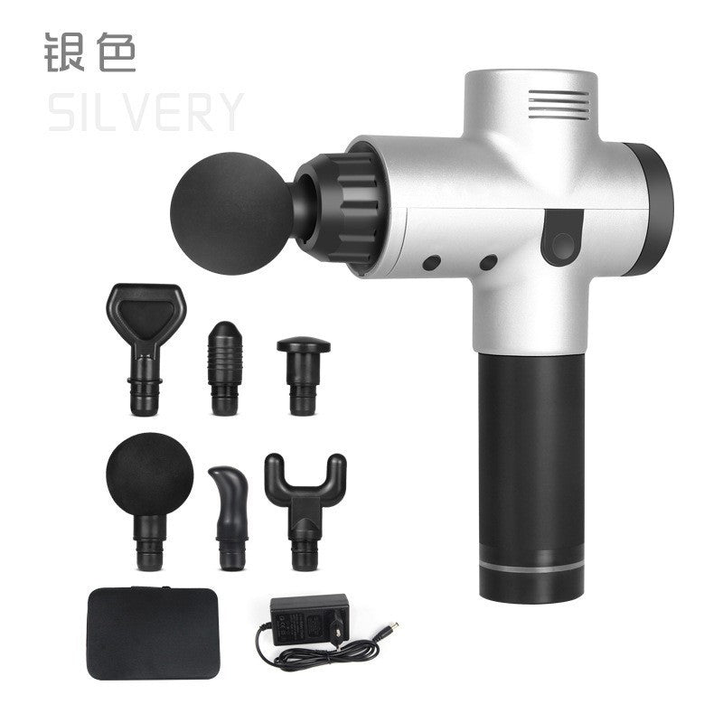 Factory Outlet Electric Massage Gun Massager Fascia Gun Fitness Equipment Massage Gun Printing LOGO