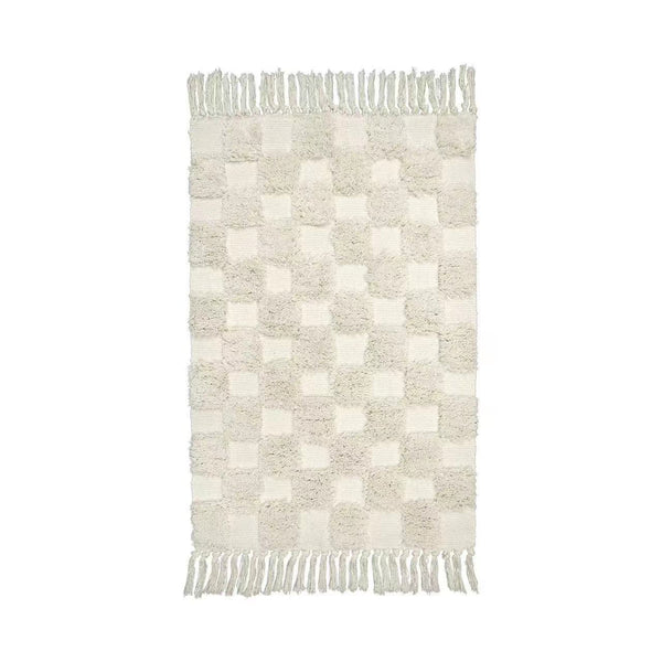 Tassel Carpet Cotton Thread Three-dimensional Tufted Bedroom Bedside Mat