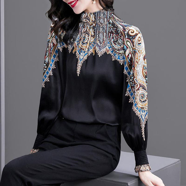 Women's Satin T-shirt Top Bottom Shirt