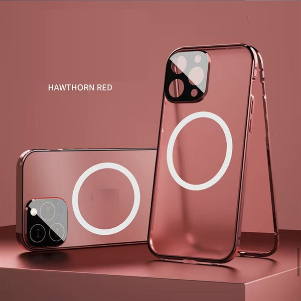 Applicable To Magneto Double-sided Full-body Magnetic Charging Metal Protective Cover