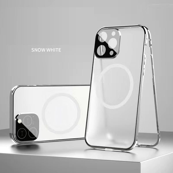 Applicable To Magneto Double-sided Full-body Magnetic Charging Metal Protective Cover