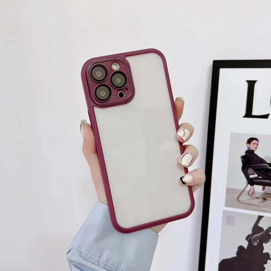 Comes With Lens Protector Transparent Protective Cover Phone Case